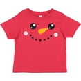 thumbnail image 3 of Inktastic Christmas Snowman, White Snowman, Carrot Nose Boys or Girls Toddler T-Shirt, 3 of 5