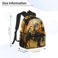 thumbnail image 2 of Easygdp Realistic Style Forest Dinosaur Mochila Casual para Portátil, Mochila para Escuela, Viajes, Negocios, 2 of 6