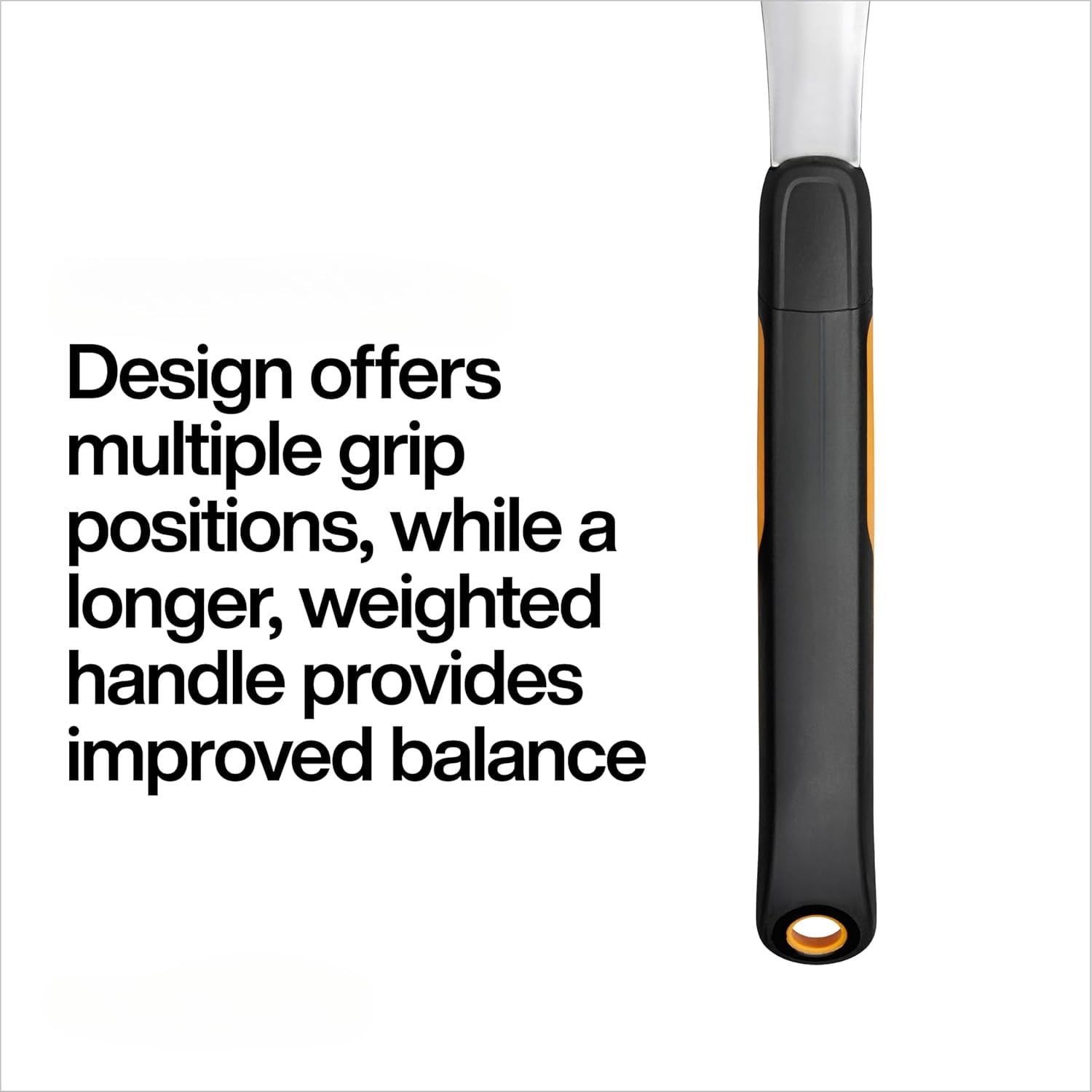 Xact Hand Rake, Heavy Duty Gardening Hand Tool with Ergonomic Handle and Hanging Hole for Storage, Stainless Steel Head and Tines, Perfect for Maintaining a Raised Garden Bed