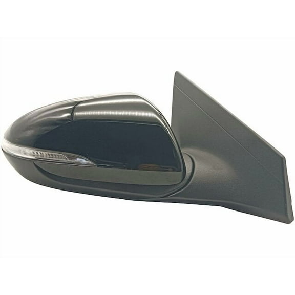 Right (Passenger Side) Power Door Mirror, Heated, with Turn Signal, Manual Folding - Compatible with 2017 - 2020 Hyundai Elantra 2018 2019
