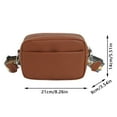 thumbnail image 5 of MUSOIE Crossbody Bags for Women Vegan Leather Purses Handbags with Detachable Guitar Strap, 5 of 5