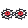 thumbnail image 5 of NIBOLOG 2Pcs 12T Bike Rear Derailleur Guide Pulley Wheel for Sram XX1 X01 Shimano, 5 of 7