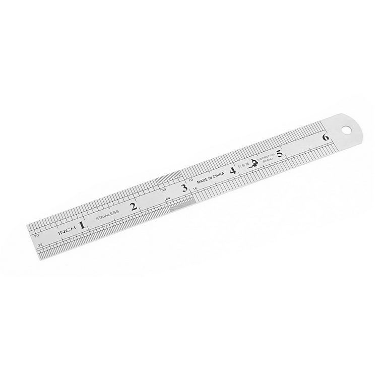 1 pcs Stainless Steel Measuring Straight Ruler Tool Hot Sale Portable  Double Side 15cm 6 inch Rulers Wholesale