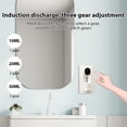 thumbnail image 4 of yeacher Distributeur de Rince-Bouche Intelligent Sans Contact avec Gobelets Magnétiques, Batterie Rechargeable 1200mAh, Réservoir 540ml, 3 Vitesses Réglables, Options Blanc/noir, Essentiel pour Salle de Bain, 4 of 6
