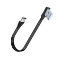 thumbnail image 4 of Flat Flexible Right Angled 90 Degree Usb Male to Type C Charging Data Cable, 4 of 19
