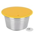 thumbnail image 1 of Coffee Capsule Stainless Steel Reusable Refillable Filter Cup for Dolce Gusto Coffee MakerYellow, 1 of 4