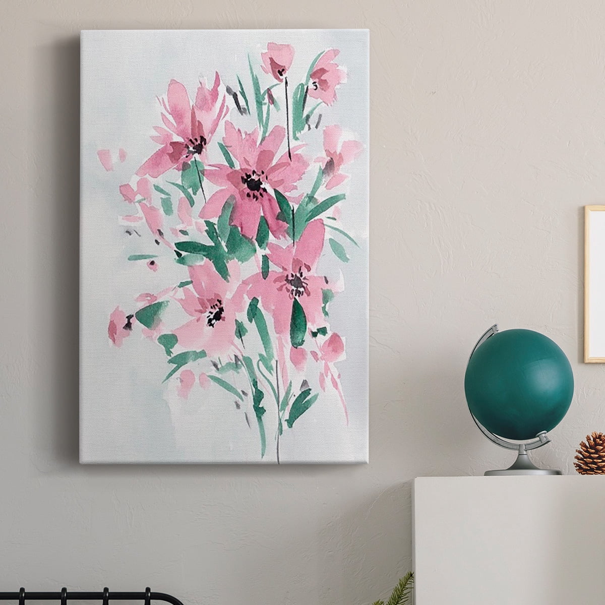 Posy Blooms III Premium Gallery Wrapped Canvas - Ready to Hang