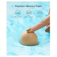 thumbnail image 2 of 3 Inch Twin XL Memory Foam Mattress Topper, Cooling Gel Infused Mattress Pad, Ventilated Bed Topper for Pressure Relief, Certified, Dorm Room , Blue, 2 of 8