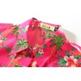 thumbnail image 3 of SSLR Hawaiian Shirt for Women Flamingo Short Sleeve Casual Button Down Shirts Beach Aloha Tops, 3 of 8
