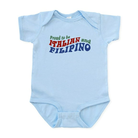 CafePress - Proud To Be Italian And Filipino Infant Bodysuit - Baby Light Bodysuit, Size Newborn - 24 Months