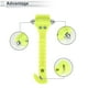 thumbnail image 5 of Martillo de Seguridad Universal para Automóviles Unique Bargains, Rompevidrios, Herramienta de Escape Urgente, Negro Verde, 5 of 6