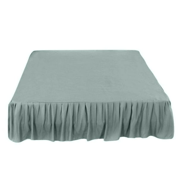 Easy Fit Bed Skirt Cal King Size, King Size Bed Skirts 15 Inch Drop