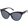 thumbnail image 3 of zeroUV - Women's Mod Oversize Horn Rimmed Cat Eye Sunglasses 52mm - 52mm, 3 of 5