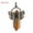 Tiger's Eye, variant on 1pc Chakra Crystal Moth Dragonfly Pendants Obsidian Bead Gemstone Point Wand DIY-Obsidian-1PC (Random Pick)