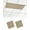 Light Brown, variant on Brown Farmhouse Fluorescent Light Covers for Ceiling Lights 4x2 feet,2 Pack Magnetic Light Filters for Classroom,Vintage Country Monochrome Textured Fluorescent Light Shade Panel for Office School