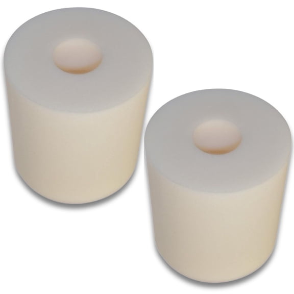 ALL PARTS ETC. 2-Pack Washable Central Vacuum Foam Filters – Compatible with Electrolux, Aerus, Centralux, Air Vac, Hayden, Vent-A-Vac, M&S & Broan Models (6” x 6”)