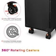 thumbnail image 6 of Byootique Nail Desk Mobile Station Rolling Makeup Manicure Table Nail Artist, 6 of 9