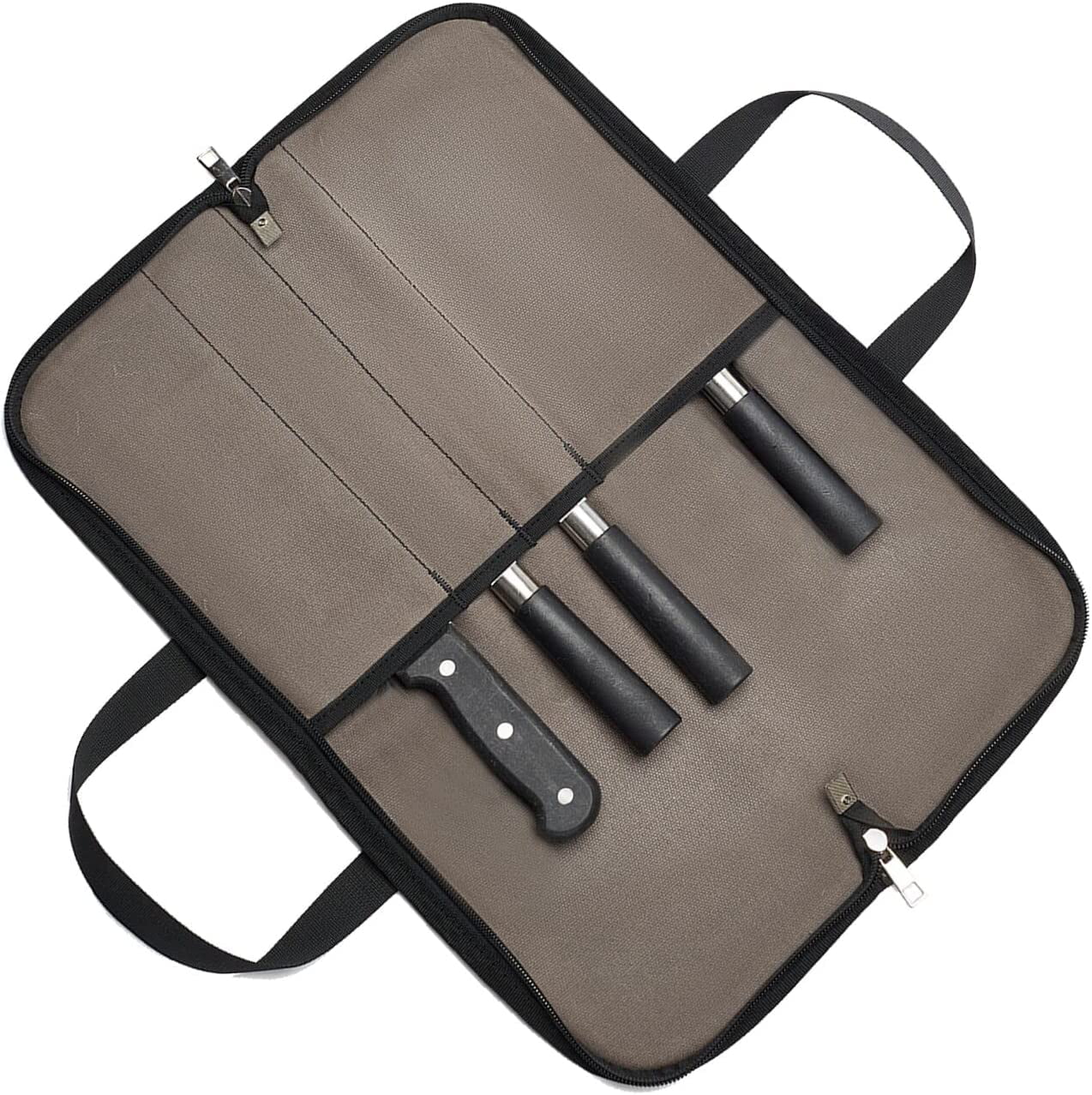Knife Roll,Knife Bag,Knife Case 4 Slots For Home Kitchen Knife Tools