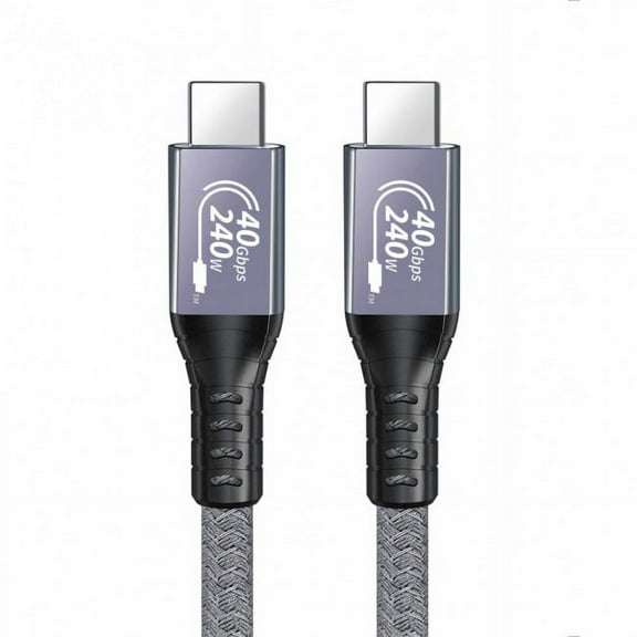 JSER USB-IF Certification 240W USB4 Cable 40Gbps Compatible with Thunderbolt 3&4 with 100W Charging and 8K@60Hz 5K