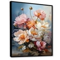 thumbnail image 2 of Designart "Blooming Peonies In Pink And White Elegance II" Peonies Floater Framed Canvas Art Print, 2 of 5