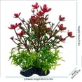 thumbnail image 2 of Fake Aquatic Plants Decoration Ornaments For Fish Tank, No Plant Maintenance Ideal For Enthusiasts, Safe Stable Long Lasting Simulation Underwater World Greenery, 2 of 3