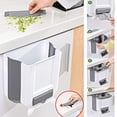 thumbnail image 2 of Cubo de basura colgante para cocina con almacenamiento de bolsas de basura, cubo de basura grande plegable y simple para humanos, cubo de basura plegable para dormitorio, baño, oficina,, 2 of 7