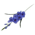 thumbnail image 1 of Gladiolos artificiales para bodas, rellenos para jarrones, centros de mesa DIY realistas. Azul, 1 of 9