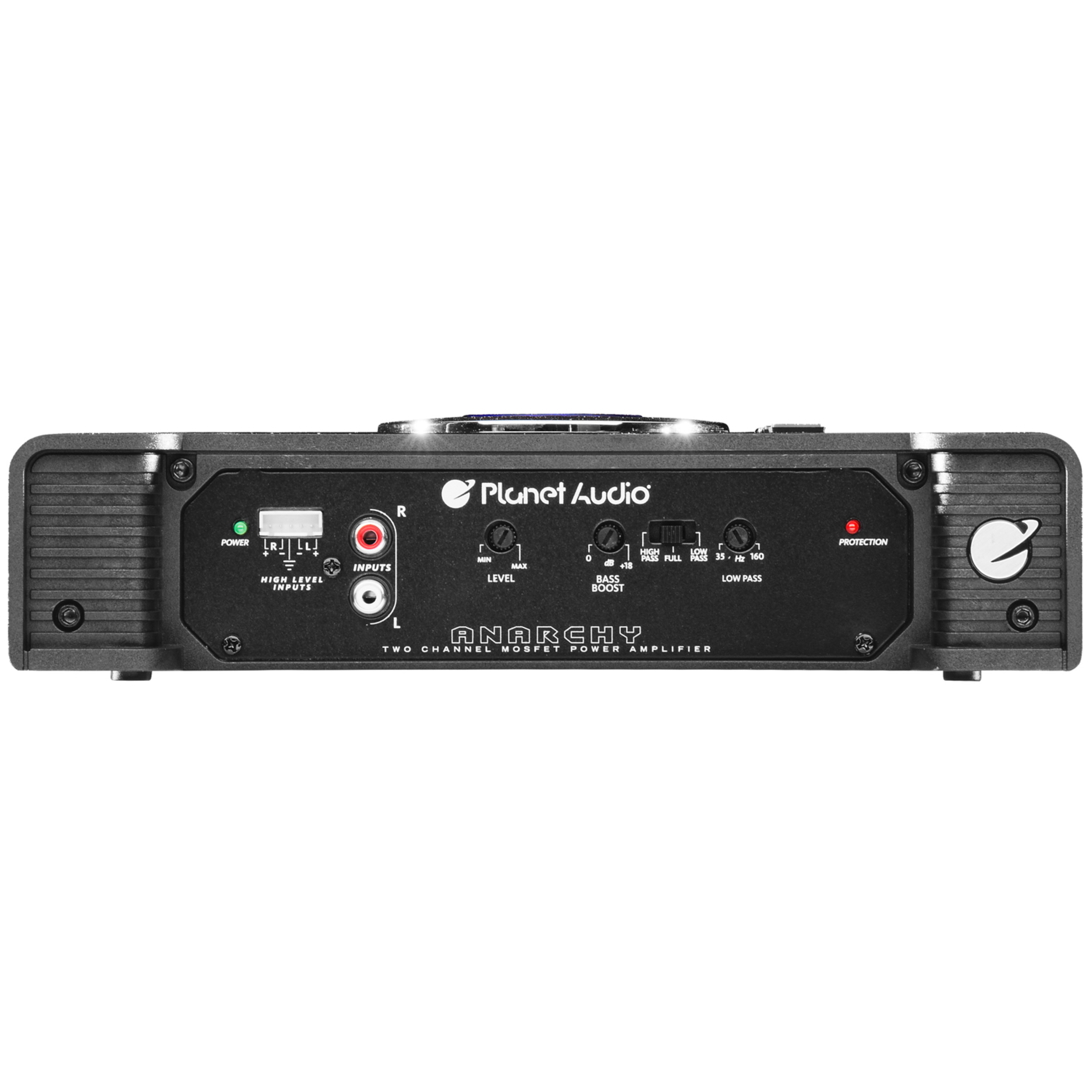 Planet Audio AC600.2 Anarchy Series Car Audio Amplifier - 600 High Output, 2 Channel, Class A/B, High/Low Level Inputs, High/Low Pass Crossover, Bridgeable, Full Range, For Stereo and Subwoofer - image 5 of 9
