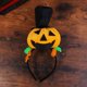 thumbnail image 3 of 2 pcs Halloween Three Dimensional Pumpkin Ball Design 2 pcs Hair Headdress for Party Decoration Black Hat Pumpkin Style, 3 of 4