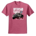 thumbnail image 2 of Wild Bobby, Ford Offroad Machine Classic Built Tough 4x4 Off Road, Cars and Trucks, Men Graphic Tee, Vintage Heather Red, Small, 2 of 4