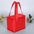 thumbnail image 1 of Bolsa de almuerzo de picnic portátil con aislamiento térmico para exteriores (Rojo S), 1 of 5