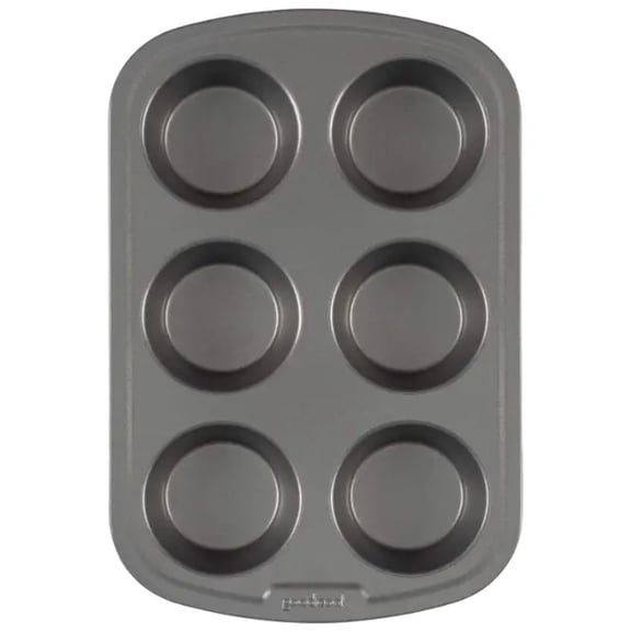 6 Cup-Nonstick Metal Muffin Pan, GoodCook, Everyday Bakeware