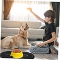 thumbnail image 3 of TEHAUX 2Set Household Pet Mats Black PVC Easy to Clean for Pet Owners, 3 of 8