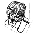thumbnail image 3 of Giant Bingo Game Set - 11-inch tall metal cage with call board, 7/8-inch bingo balls, 500 bingo chips, 100 bingo cards, suitable for large group games, 3 of 8
