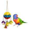 thumbnail image 2 of Juguete de columpio de escalada con campanas para decoración de jaula de pinzón percha de pájaro - Tipo 3 Yinane Juguetes para loros con cascabel, 2 of 8