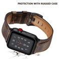 thumbnail image 3 of Compatible con Apple Watch Band 38-40 mm / 42-44 mm, correa de repuesto de cuero genuino compatible con Apple Watch Series 5/ 4/3 /2 /1 Xemadio 2033272-4, 3 of 9