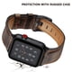 thumbnail image 3 of Compatible con Apple Watch Band 38-40 mm / 42-44 mm, correa de repuesto de cuero genuino compatible con Apple Watch Series 5/ 4/3 /2 /1 Xemadio 2033272-4, 3 of 9