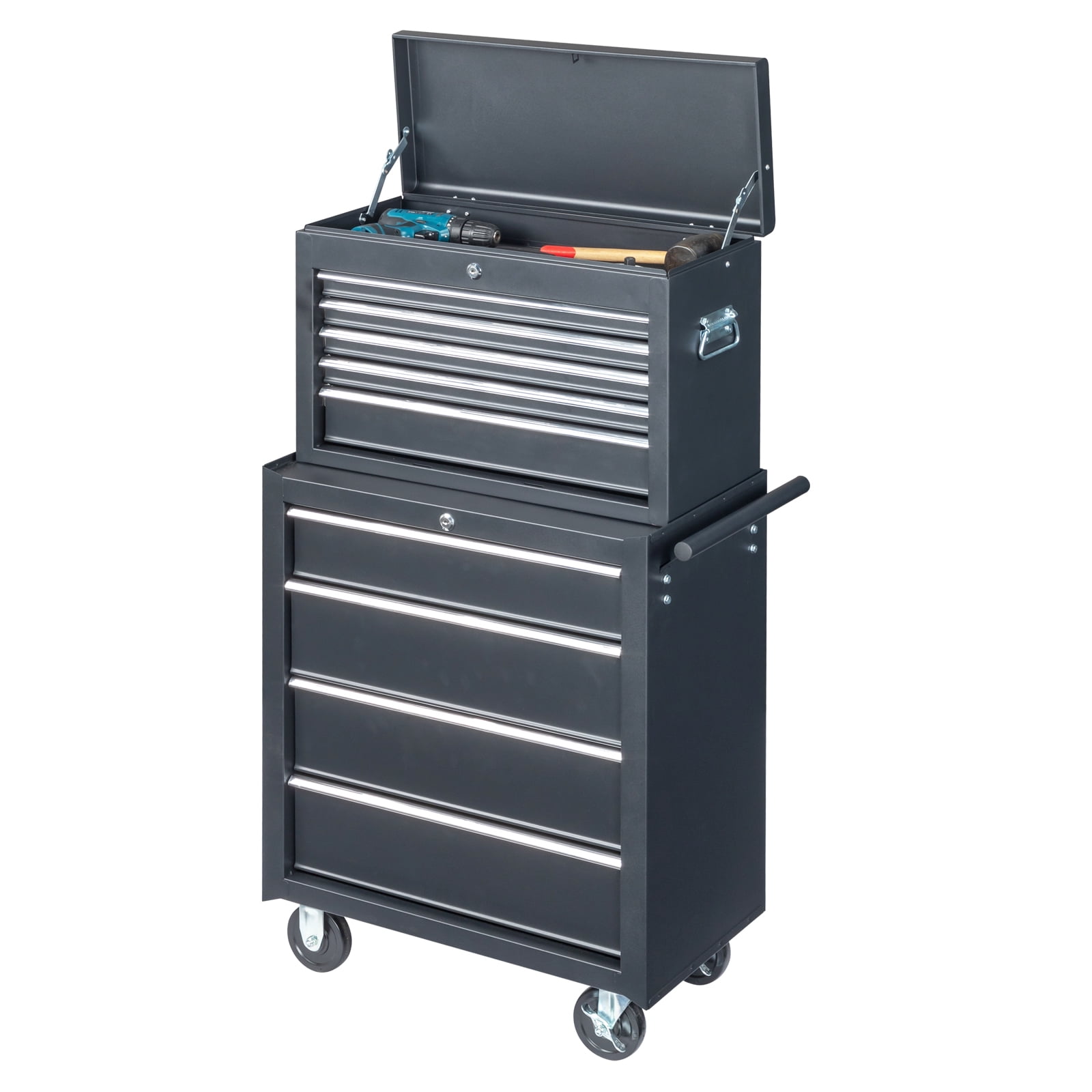 Steel Tool Box Black