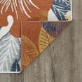 thumbnail image 6 of 5x7 Water Resistant, Indoor Outdoor Rugs for Patios, Front Door Entry, Entryway, Deck, Porch, Balcony | Outside Area Rug for Patio | Multi-Color, Floral | Size: 5'3'' x 7'3'', 6 of 10