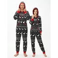 thumbnail image 4 of URMAGIC Matching Pajamas Set for Family Fleece Onesie Christmas Sleepwear Zipper Jumpsuit with Pockets, 4 of 11
