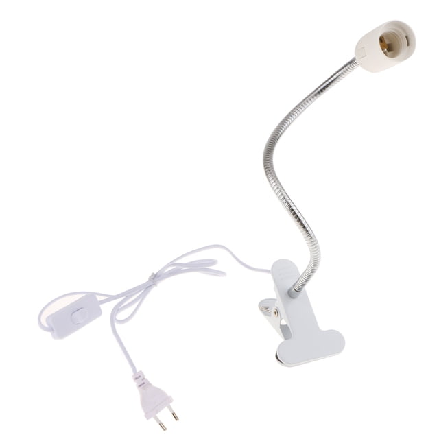 Portalámparas 360 Grados Base E27 Convertidor de Bulbo de Extensión Flexible Accesorios Cómodo Sunnimix Portalámparas