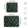 thumbnail image 4 of Yayeee Dish Drying Mat for Kitchen Counter 16"x18" Microfiber Absorbent Pad, Dark Green Plants, 4 of 7