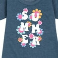 thumbnail image 3 of Instant Message - Summer Flowers - Toddler & Youth Girls Fleece Dress, 3 of 6