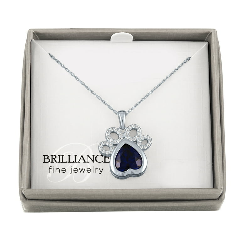 Paw print necklace walmart online