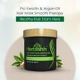 thumbnail image 5 of (2 pack) Herbishh Argan Hair Mask - Deep Conditioning for Dry & Weak Hair, 800g - Sulfate-Free & Paraben-Free, 5 of 8