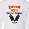 thumbnail image 4 of Inktastic Boston Terrier Dog Gift Long Sleeve Youth T-Shirt, 4 of 5