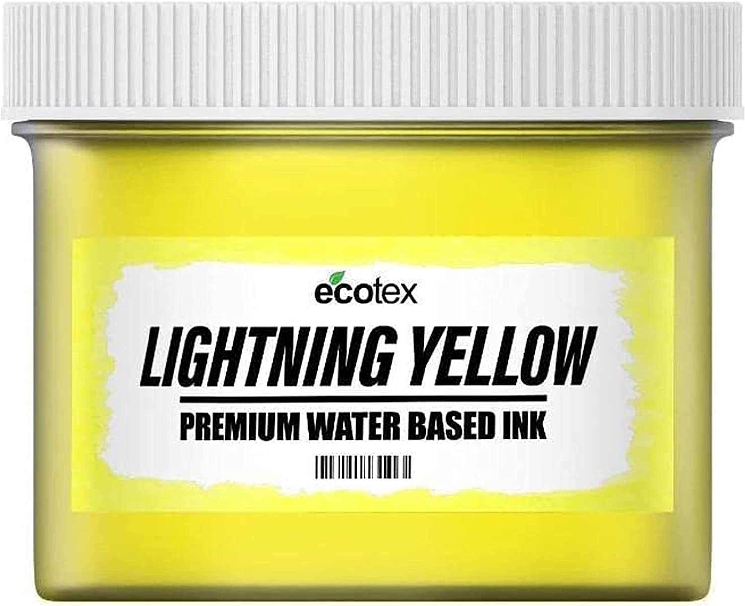 Ecotex Lightning Yellow Water Based Screen Printing Ink Block