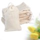 thumbnail image 3 of Regalo de boda Bolsas dulces Bolsas de embalaje de té de algodón Embalaje de joyería Artesanía Embalaje Organizadores de almacenamiento Decoración 10x12cm 50pcs tholdsy HA009395-02, 3 of 6