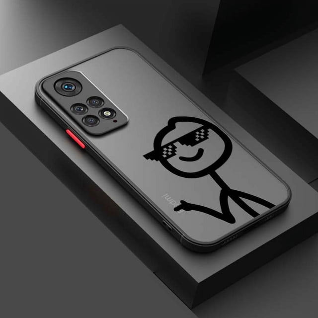 Cartoon Matchman For Xiaomi Redmi Note 12 Speed 11 10 9 Pro Plus Max 4G 5G Frosted Translucent Phone Case B25Fhei01 RM Note 11E Pro 5G
