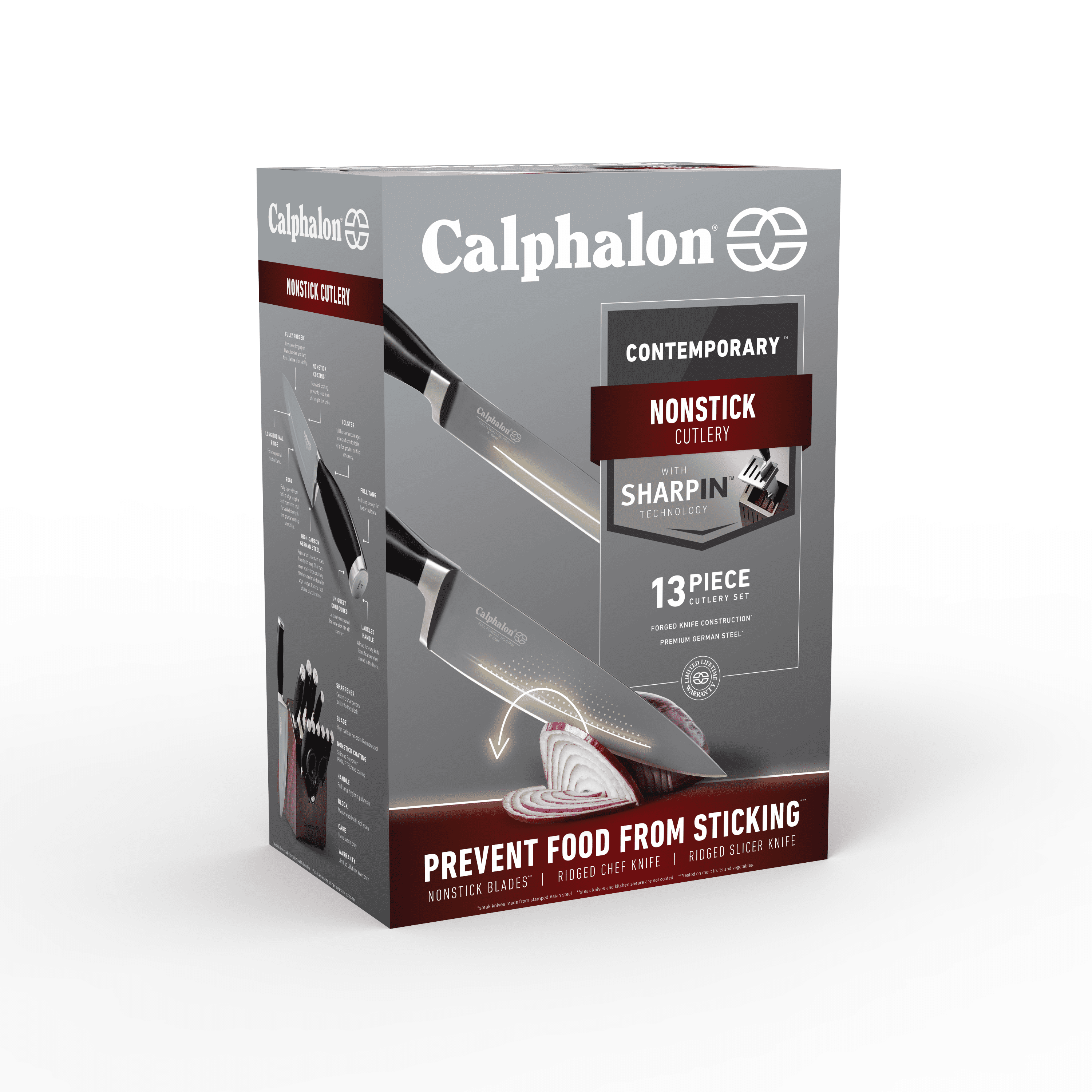 Williams-Sonoma - May 2020 - Calphalon Precision Nonstick 13-Piece Knife  Block Set